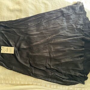 NWT Zara Satin Midi Skirt Small